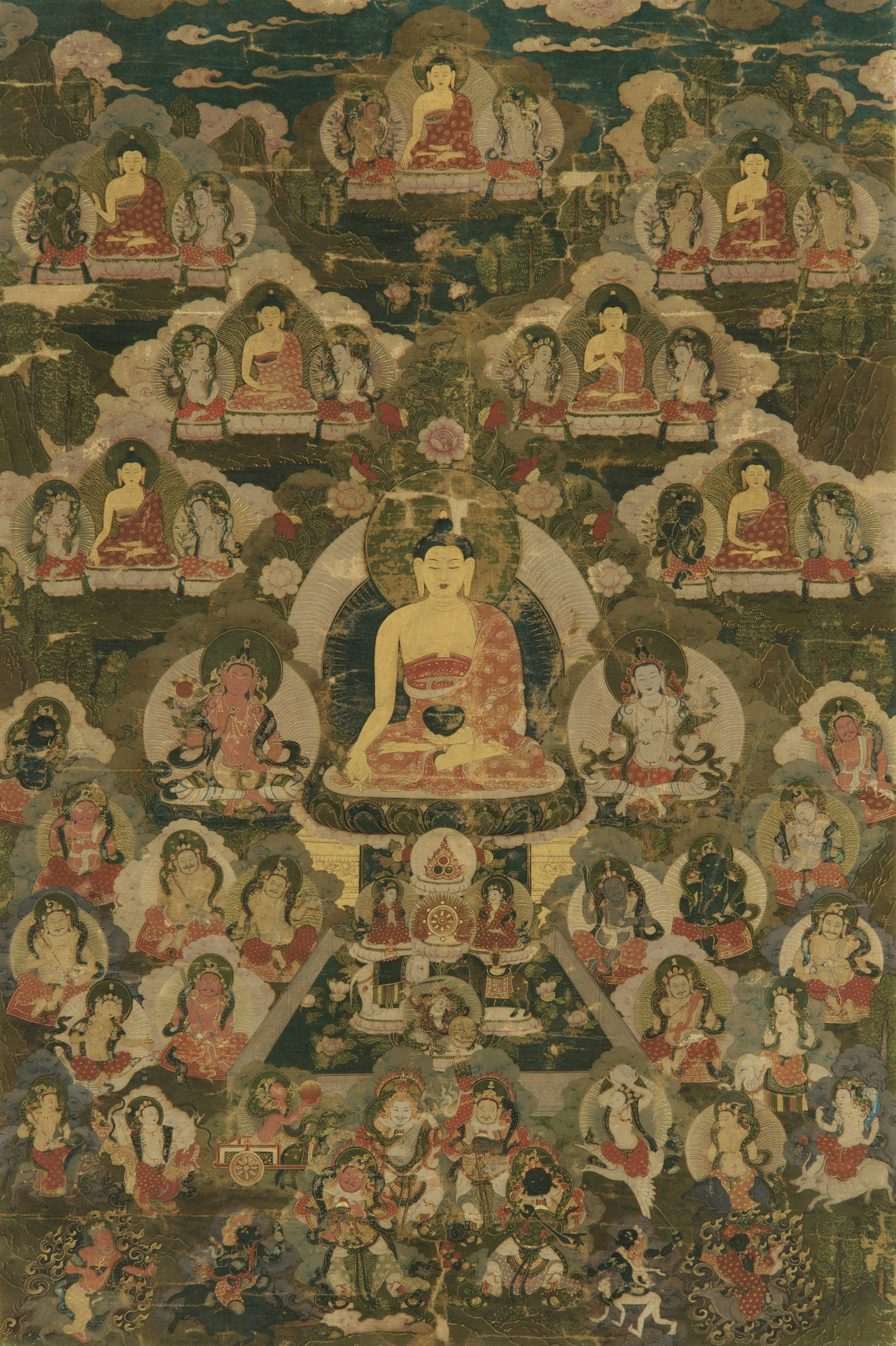 The Eight Medicine Buddhas, Tibet